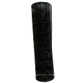 Malla de alambre soldado negro de PVC para jaulas de animales